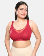 DD SheerGlow Everyday Bra – Seamless Smooth Coverage with Mesh Detail - Image 3