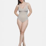 DD SculptMuse Bodysuit – Deep V Seamless Sculpt Fit