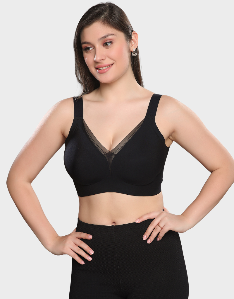 9 DD SheerHug Air Bra – Seamless Breathable Mesh with Stay-Put Fit - Image 1