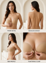 DD BareLift Stick-On Bra – Invisible Backless Push-Up Support - Image 4